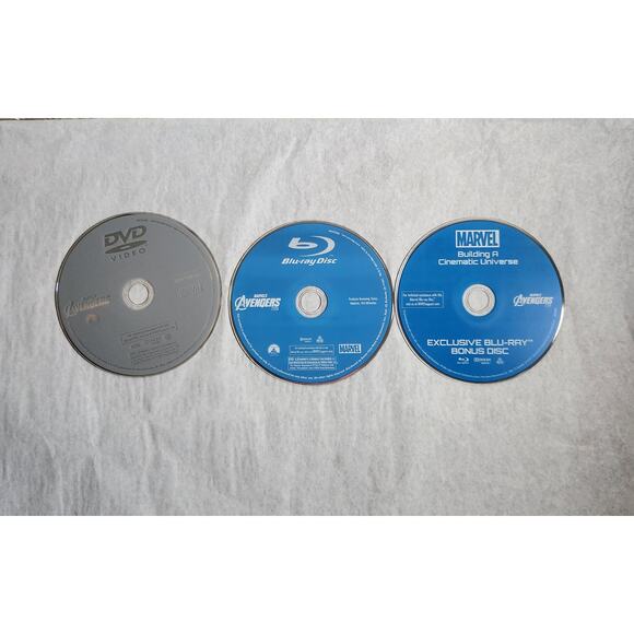 Marvel Avengers 2012 & Endgame 2019 Blu-Ray Movies With Bonus Disc Pre-owned - Picture 6 of 8